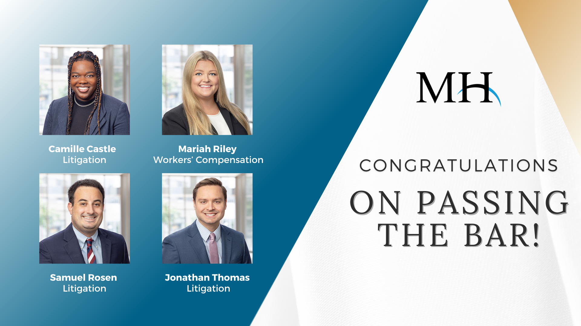 Four New McCandlish Holton Team Members Pass the Virginia Bar